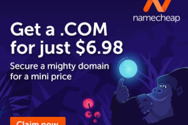 Get a dot Com Domain.